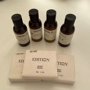 Le Labo bundle of 3 soaps - 2 travel shower gels - 2 mini shampoos